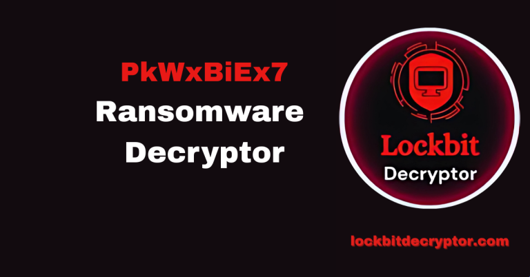 PkWxBiEx7 Ransomware