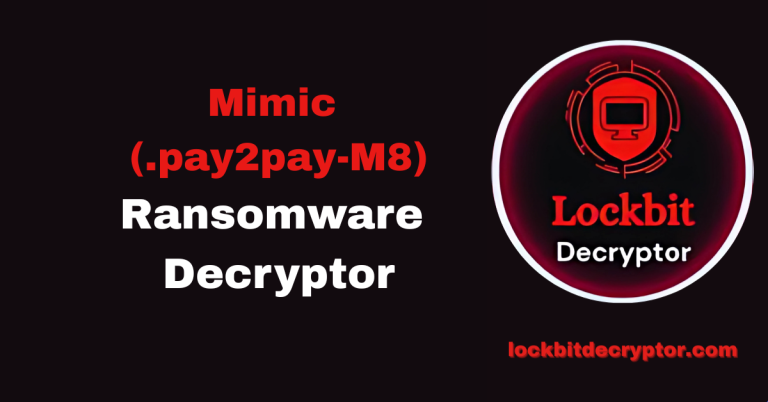 Mimic Ransomware Decryption
