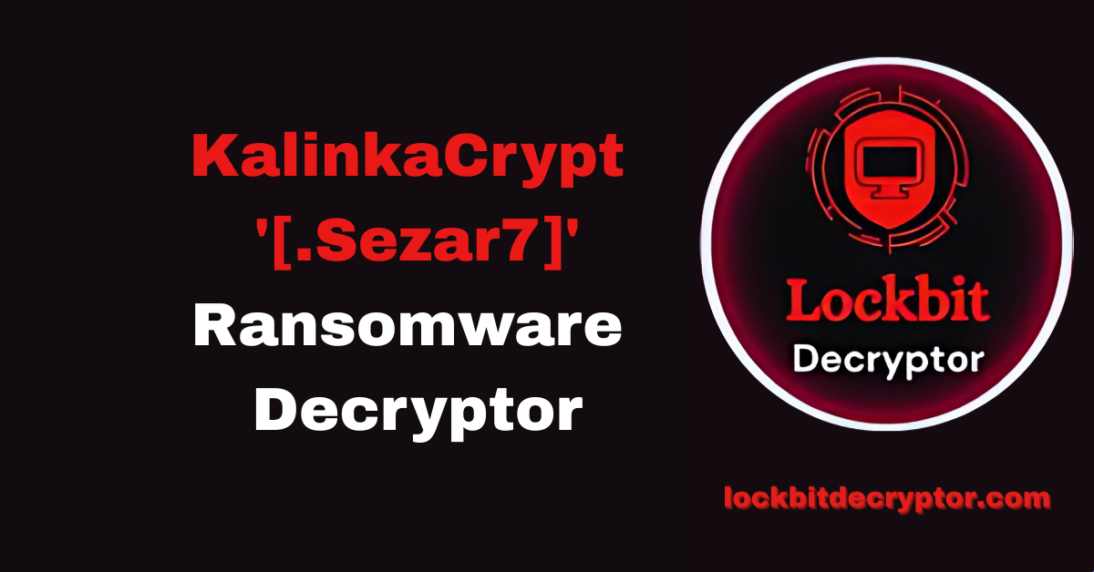 KalinkaCrypt Ransomware