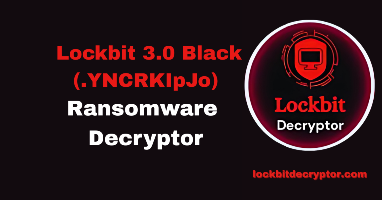 Lockbit 3.0 Black (.YNCRKIpJo)